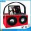 Wireless Bluetooth Speaker 2x5W deep bass Wireless Boombox Wooden speaker