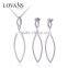 925 Sterling Silver Hoop Jewelry Box Set E0018