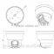 Low price ir high speed dome camera,mini color ir speed dome camera