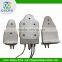 Cast aluminum plate heater with high-resistance wire duopu