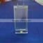 Modern design factory manufacturing custom clear acrylic flip menu holder for tabletop