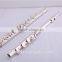 Musical instrument 17 open holes silver plated flute with Split E mechanism offset-G keys and B foot