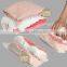 clear custom printed clothes storage roll up vacuum travel bag