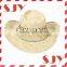 Unisex Woven Straw Cowboy Hat with Shapeable Brim