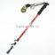 Carbon Fiber Professional Multifunctional Trekking Pole 3-section 135cm Outdoor Camping Mountaineering Walking Stick