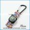 Self -defence compass hiking Survival Paracord metal keychain custom