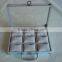 Single watch case,single wooden watch box with flannelette inner,aluminum sale watch box