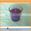 Purple Scented Glass Jar Candle For Home Decoration
