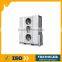 CO2 refrigerator evaporator coil water defrost
