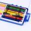 2016 Art Supplier New Design Children Solid Watercolor Cake With Wood Material Paint Brush, With No-Toxic Wax Crayon Set