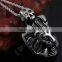 fashion jewelry gift mens silver stainless steel lion pendant necklace 24''chain