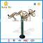 Safe and cheap green outdoor gym goods shoulder exercise spinner for park