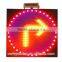 spuare solar traffic signs/illuminated traffic signs/solar powered portable variable me