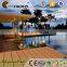 outdoor popular recycled pine Solid timber HDPE deck wood composite