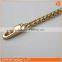 Handbags accessory 8.0mm iron metal chain strap gold and silver color