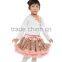 2016 Latest Design Pettiskirt Soft Touch Tutu Pettiskirt Fluffy Skirt Chiffon Pettiskirts and long sleeve top For Baby Girls