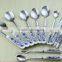 Steak knife and fork Western Rose ceramic handle large spoon Korean stainless steel chopsticks coffee spoon cutlery sets C54