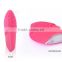China wholesale beauty device silicone facial cleansing brush face massage machine hand-held