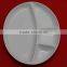Malaysia Made Melamine 4 Compartments Oval Food Plate