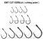 Wholesale cut gorilla bulk fishing hooks 90 degree