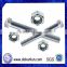 Customized Stainless Steel And Carbon Steel Studs With Nuts