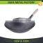 Chinese Hotel Hand Made Flat Bottom Wok Carbon Steel Pan
