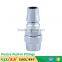 Professional factory supply Nickel plated brass forged fitting straight of pipe and fitting