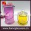 glass candle holder set of 4 pcs colorful jars for ornament