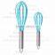 Egg Beater New products Silicone Whisk with Stainless Steel Handles