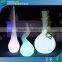 GLACS Control Color Changeable Plastic LED Outdoor Lamp Plastic LED Floor Lamp