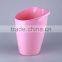 Heart-shaped Sloping Plastic Trash Can/Rubbish Bin Household Garbage Can