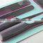 12PC Combined type double color plastic comb set/hair brush