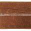 Handmade men's RFID blocking crazy horse leather slim front pocket wallet card holder