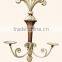 MW-0011-01 Antique gold and silver hanging wall candle holder with metal