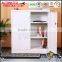 Cold rolled steel plate glass door low iron two door filing cabinet