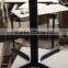 cast iron table base