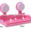 Vacuum suction cup kitchen and bathroom plastic multifunction shelf/holder/soap frame/towel rack