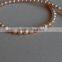 High Quality 8-9mm Pink Round Freshwater Pearl Strand