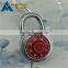Solid Hardened Steel Shackle Dial Combination Luggage Suitcase Locker Lock Padlock