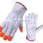 orange reflective gloves