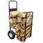 LC-01Standard Utility Log Cart Wood Serving Carts