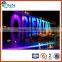 Digital graphical decorate water curtain fountain