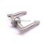 solid hollow satin stainless steel T handle mortise lever hotel room door lock without cylinder lock body