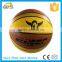 custom logo printed size 7 pvc glue laminated 12 panels basketball pvc basketball