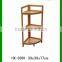 Cheap 3- Tier Bamboo Bathroom Corner Shelf