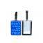 Top fashion silicone luggage tag wholesale travel luggage tag