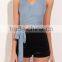 latest design sexy lady tie up top summer fashion tops for women