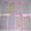 China custom cute children a4 self adhesive paper sticker/pvc stickers