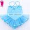 Plain Cotton Gymnastic Spaghetti Strap Kid Leotard Rompers Children Girls Summer Clothes