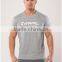 High Quality Performance Mens Sports Training T-Shirt Navy Blue 100% Cotton Tapered Fitness T Shirt Muscle Gym Fitted T-Shirt
